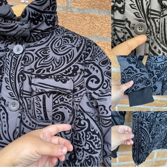 Desigual Medianoche Flocked Velvet NWT,
Puffer Jacket size small - Picture 14 of 16